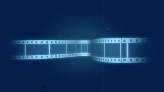 Blue Cinema Film Loop - Video HD