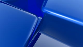 Blue Cubes Spinning Loop - Video HD