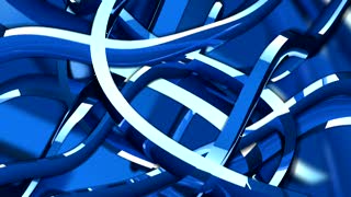 Blue Geometric Structure Loop - Video HD