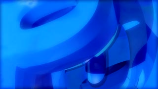 Blue Glass Letters Loop - Video HD