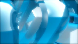 Blue Glass Shapes Loop - Video HD