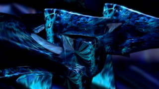 Blue Shape Spins Loop - Video HD