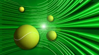 Bright Green Tennis Balls Loop - Video HD
