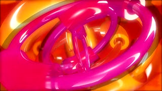 Bright Pink Circles Loop - Video HD