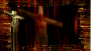 Christ Wooden Frame Loop - Video HD