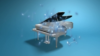 Classic White Piano Loop - Video HD