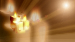 Date Candles and Flowers Loop - Video HD