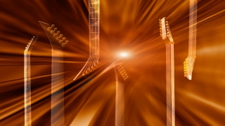 Electric Guitars Necks Loop - Video HD
