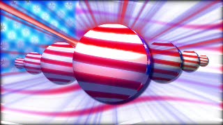 Flags and Baseball Loop - Video HD