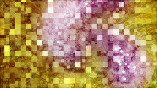 Geometric Pink and Yellow Galaxy Loop - Video HD