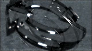 Glass Arrows over Grey Loop - Video HD