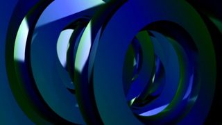 Glass Navy Blue Circles Loop - Video HD