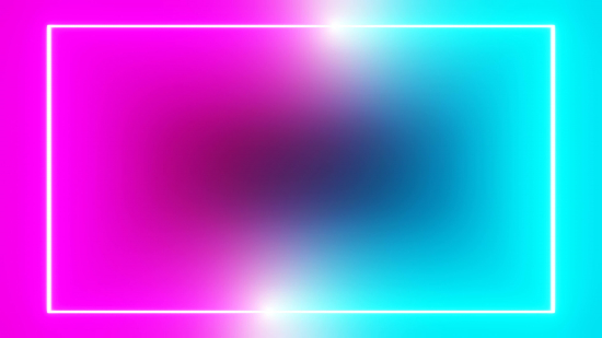 Glowy Frame over Pink and Blue Loop