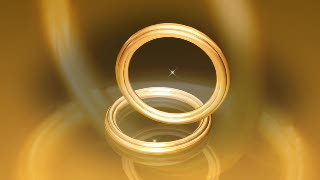 Gold Wedding Rings Loop - Video HD