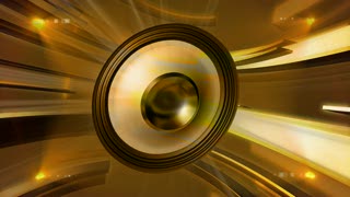 Golden Loudspeaker Loop - Video HD
