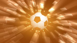 Golden Soccer Ball Loop - Video HD