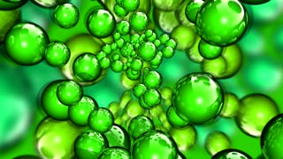 Green Marbles Pattern Loop - Video HD