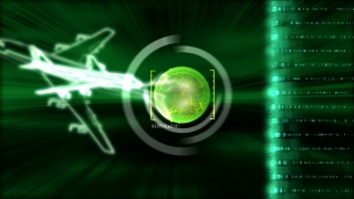 Green Neon Planes Loop - Video HD