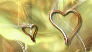 Hearts Dangling and Spinning Loop - Video HD