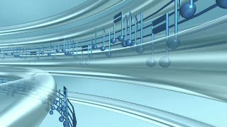 Icy Blue Music Sheet Loop - Video HD