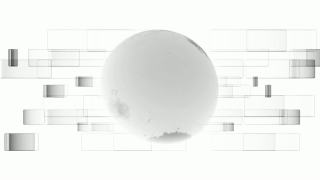 Inverted Black and White Globe Loop - Video HD