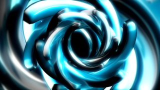 Metallic Blue Spiral Loop - Video HD