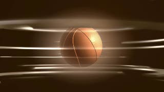 Minimalistic Basketball Ball Loop - Video HD