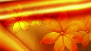 Orange Flowers over Gold Loop - Video HD