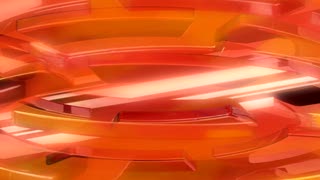 Orange Gears Spiral Loop - Video HD