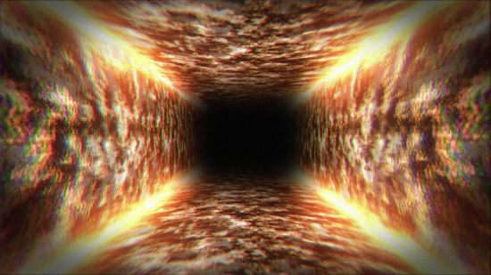 Orange Infinite Tunnel - Video 4K