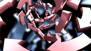 Pink Arrows Spiral Loop - Video HD
