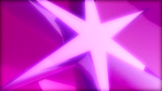Pink Star Grows and Spins Loop - Video HD