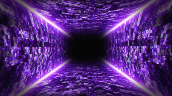 Purple Infinite Tunnel - Video 4K