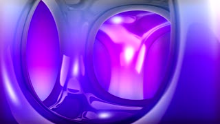 Purple Rounded Cube Loop - Video HD