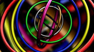 Rainbow Hoops Loop - Video HD