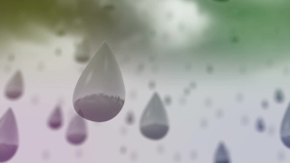 Raindrops Falling Animation Loop - Video HD
