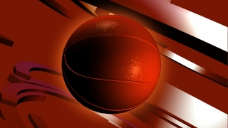 Red Basketball Ball Loop - Video HD