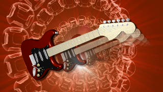 Red Electric Guitar Loop - Video HD