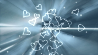 Silver Hearts Silhouettes Loop - Video HD