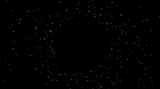 Silver Stars on Black Background Loop - Video HD