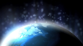 Spinning Globe Atmosphere Loop - Video HD