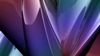 Teal and Purple Shape Vibrating Loop - Video HD