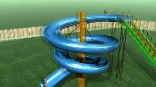 Teddy Bear on a Slide Loop - Video HD