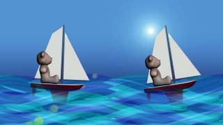 Teddy Bears on Boats Loop - Video HD