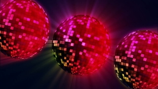 Three Disco Balls Loop - Video HD