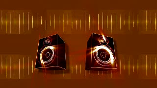 Two Loudspeakers Vibrating Loop - Video HD