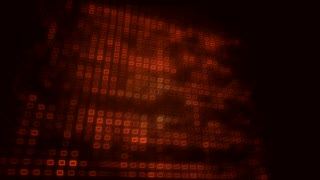 Wall of Orange Cubes Loop - Video HD