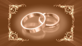 Wedding Rings Frame Loop - Video HD
