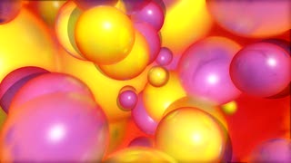 Yellow and Pink Marbles Loop - Video HD