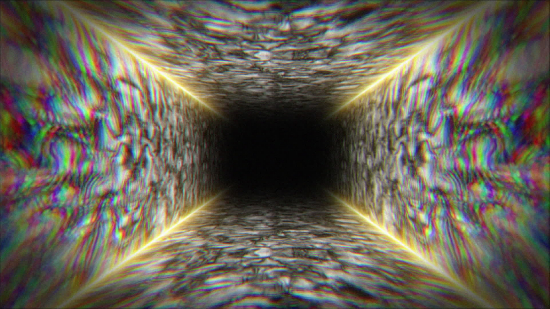 Yellow Infinite Tunnel - Video 4K